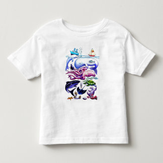 T-shirt Pour Les Tous Petits Créatures de mer