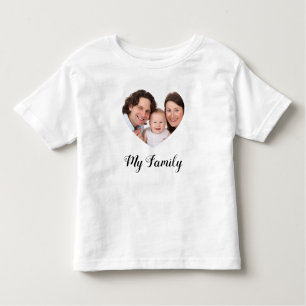 T-shirt Pour Les Tous Petits Créez votre propre J'aime Ma famille Saint-Valenti