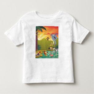 T-shirt Pour Les Tous Petits Crépuscule au trou d'eau