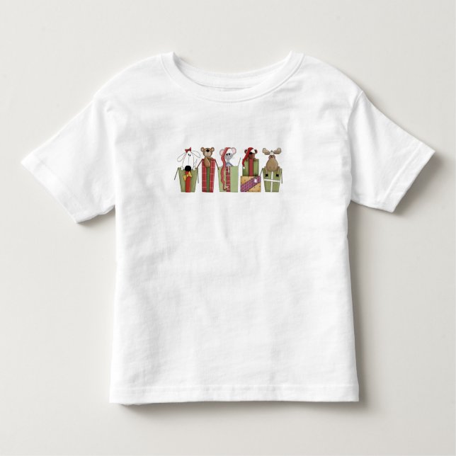 T-shirt Pour Les Tous Petits Critère de Noël Chemises pour enfants (Devant)