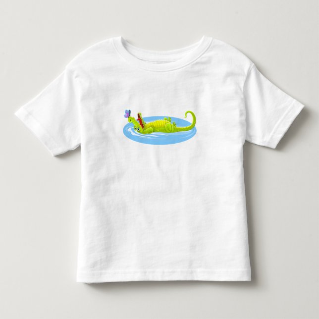 T-shirt Pour Les Tous Petits Crocodile (Devant)