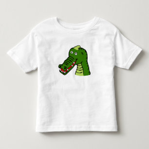 T-shirt Pour Les Tous Petits Crocodile vert - chandail d'enfant en bas âge