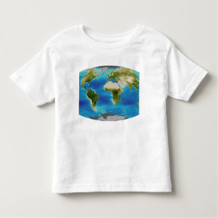 T-shirt Pour Les Tous Petits Croissance plante moyenne de la Terre