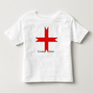 T-shirt Pour Les Tous Petits Croix médiévale des Templiers