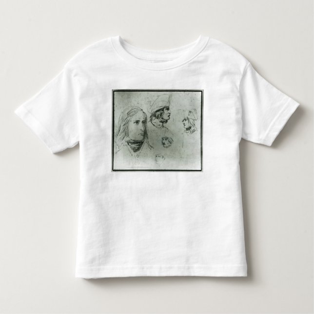 T-shirt Pour Les Tous Petits Croquis de Napoleon Bonaparte, 1797 (Devant)