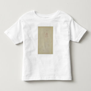 T-shirt Pour Les Tous Petits Croquis d'une tête mâle et de deux jambes