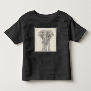 T-shirt Pour Les Tous Petits Croquis éléphant