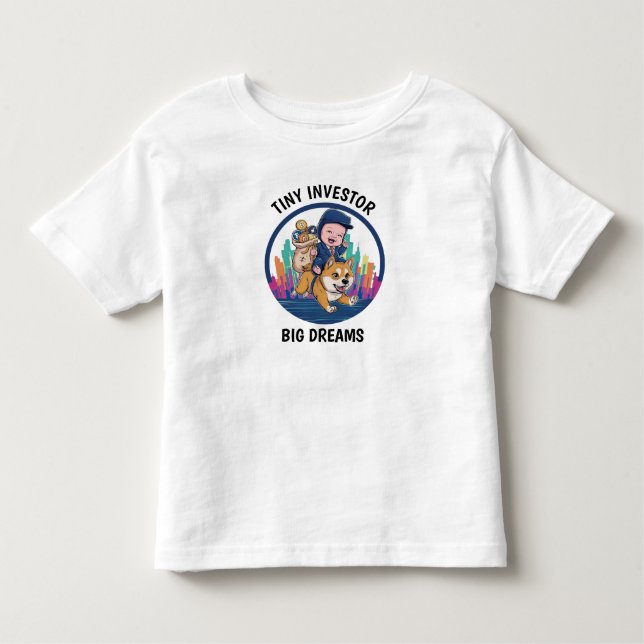 T-shirt Pour Les Tous Petits Crypto Kid (Devant)