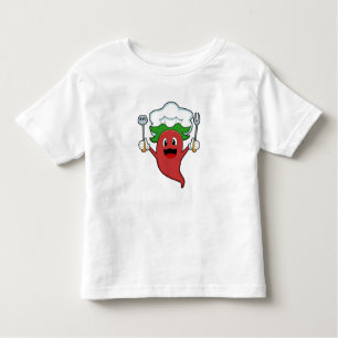 T-shirt Pour Les Tous Petits Cuisinier de poivre Vegan