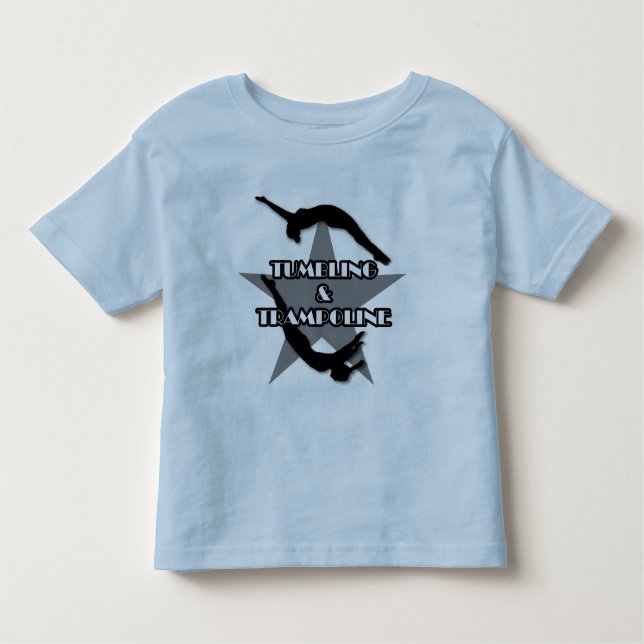 T-shirt Pour Les Tous Petits Culbute et chemise de trempoline (Devant)