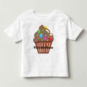 T-shirt Pour Les Tous Petits CUPCAKE à deux chocolats