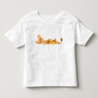 T-shirt Pour Les Tous Petits Cute Cartoon Mum Lion et Cubs Vêtements pour enfan