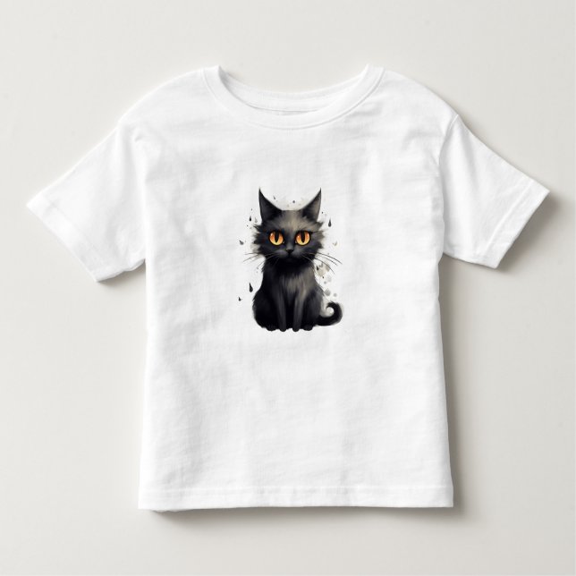 T-shirt Pour Les Tous Petits Cute chat (Devant)
