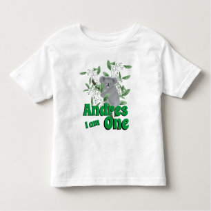 T-shirt Pour Les Tous Petits Cute Koala Escalade Ours Eucalyptus Arbre Annivers