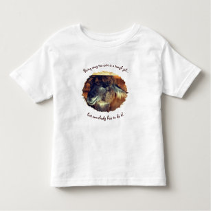 T-shirt Pour Les Tous Petits Cute Llama Trop Mignonne Humour
