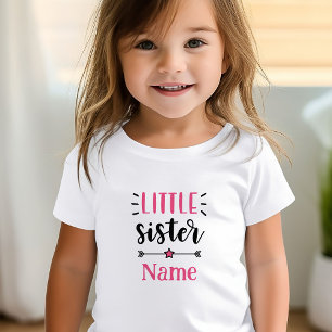 T-shirt Pour Les Tous Petits Cute Petite Soeur Personnalisée