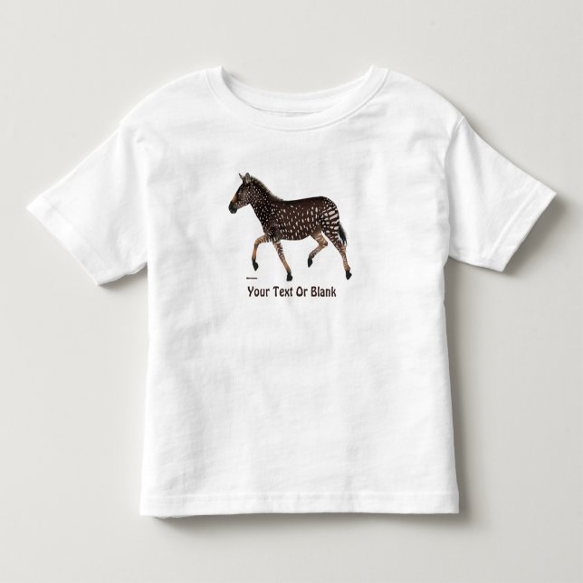 T-shirt Pour Les Tous Petits Cute Polka Dot Zebra (Devant)