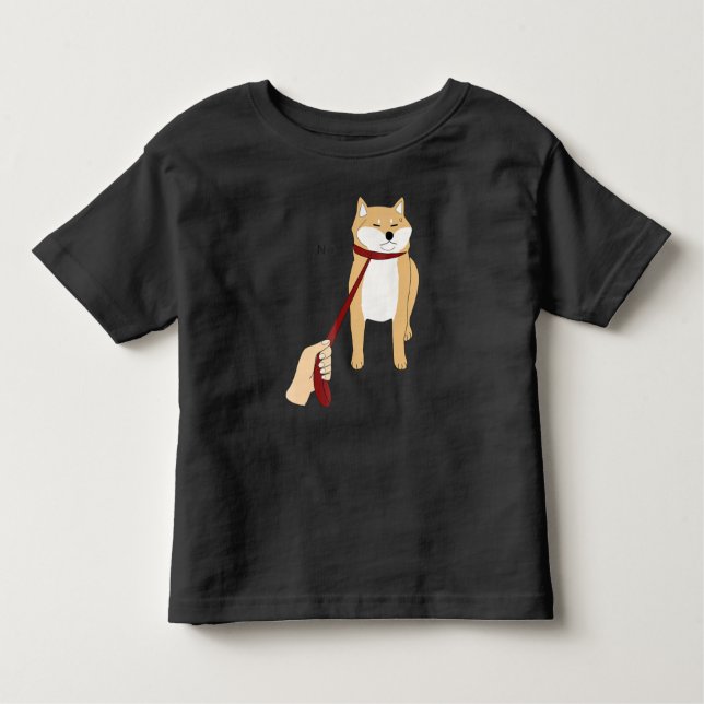 T-shirt Pour Les Tous Petits Cute Shiba Inu Nope - Doge Meme (Devant)