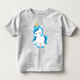 T-shirt Pour Les Tous Petits Cute Unicorn, Magique Unicorne, Hiver, Snowflakes