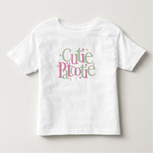 T-shirt Pour Les Tous Petits Cutie Patootie