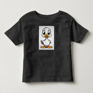 T-shirt Pour Les Tous Petits Cutie Quacky : Page Coloriage de canard