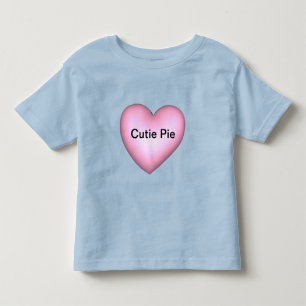 T-shirt Pour Les Tous Petits CutiePie Conversation Personnalisable Coeur Valent