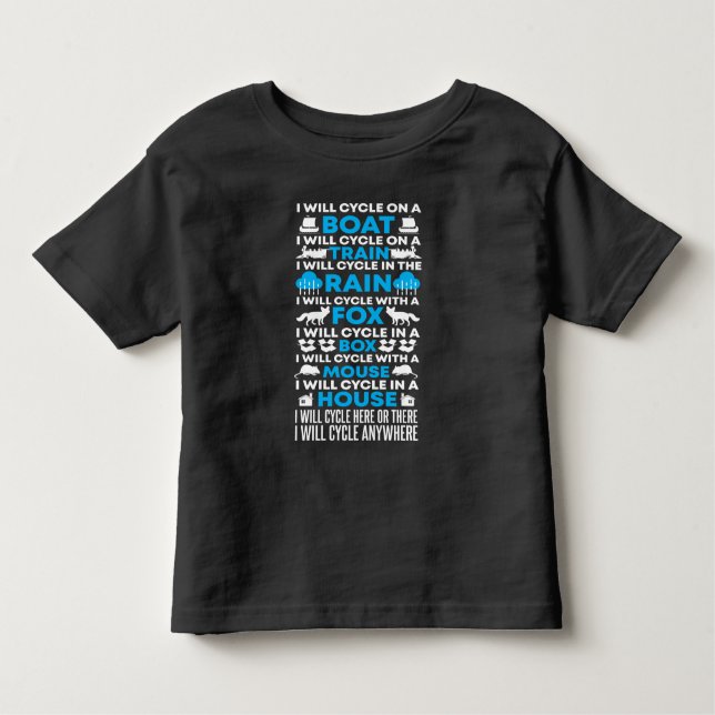 T-shirt Pour Les Tous Petits Cyclisme Addicité Vélo Sport (Devant)