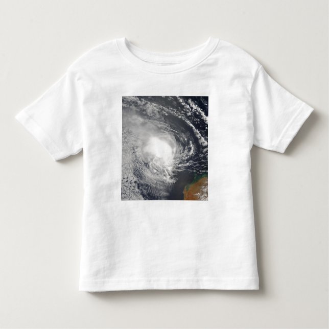 T-shirt Pour Les Tous Petits Cyclone tropical Jacob approchant l'Australie (Devant)