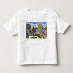 T-shirt Pour Les Tous Petits D et vue de bâtiment de H de rue d'état au capitol