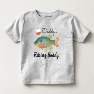 T-shirt Pour Les Tous Petits Daddy Fishing Buddy