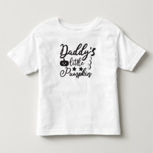 T-shirt Pour Les Tous Petits Daddy petit citrouille