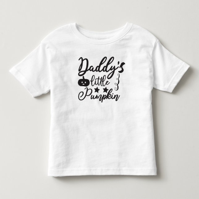 T-shirt Pour Les Tous Petits Daddy petit citrouille (Devant)