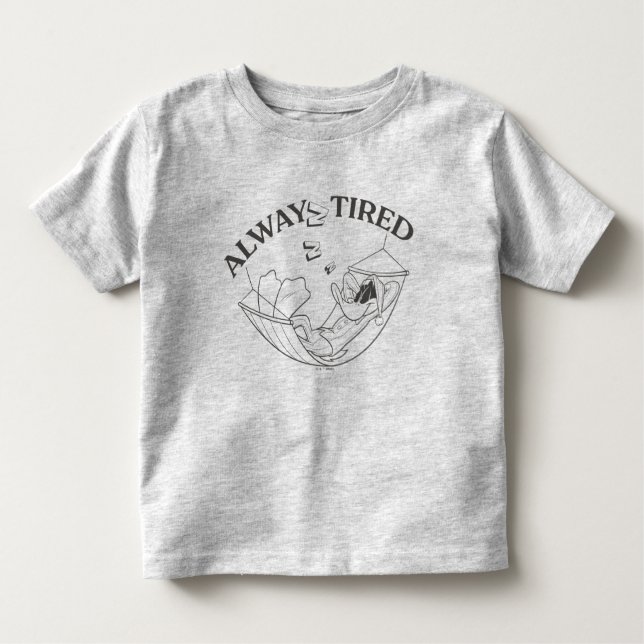 T-shirt Pour Les Tous Petits DAFFY DUCK™ Always Tired (Devant)