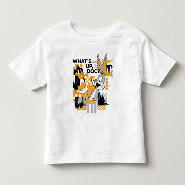 T-shirt Pour Les Tous Petits DAFFY DUCK™ & BUGS BUNNY™ Glitch (Devant)