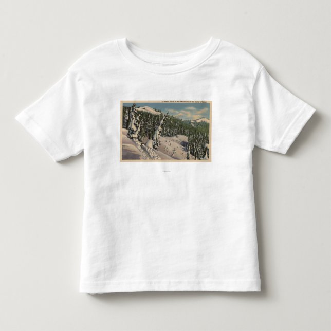 T-shirt Pour Les Tous Petits d'Alene de Coeur, identification - d'Alene de (Devant)