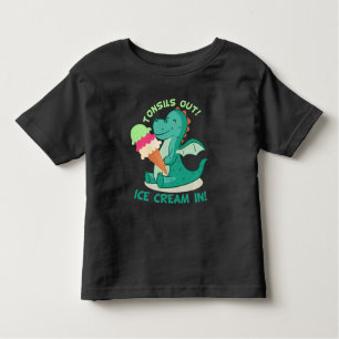 T-shirt Pour Les Tous Petits D'amygdalotomie de chirurgie d'amygdales crème