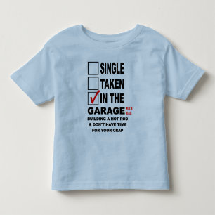 T-SHIRT POUR LES TOUS PETITS DANS LE GARAGE (AVEC PÈRE) CONSTRUIRE UNE ROCHE CH
