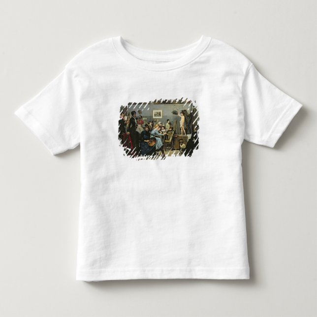 T-shirt Pour Les Tous Petits Dans le studio (Devant)