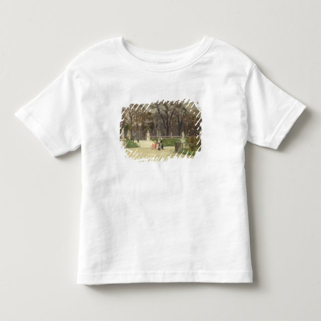 T-shirt Pour Les Tous Petits Dans le Tuileries (Devant)