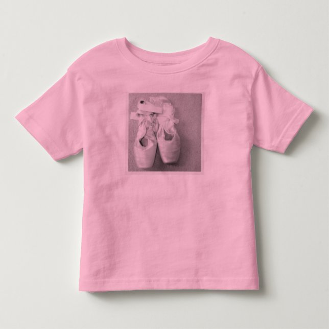 T-shirt Pour Les Tous Petits Danseurs En Pointe (Devant)