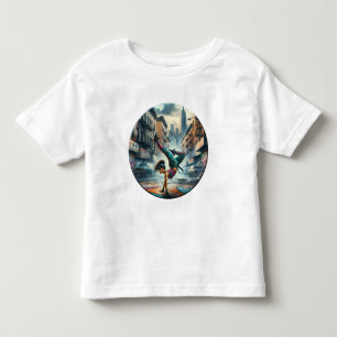 T-shirt Pour Les Tous Petits Danseuse de Breakdance à NYC – Art Urbain B-Girl