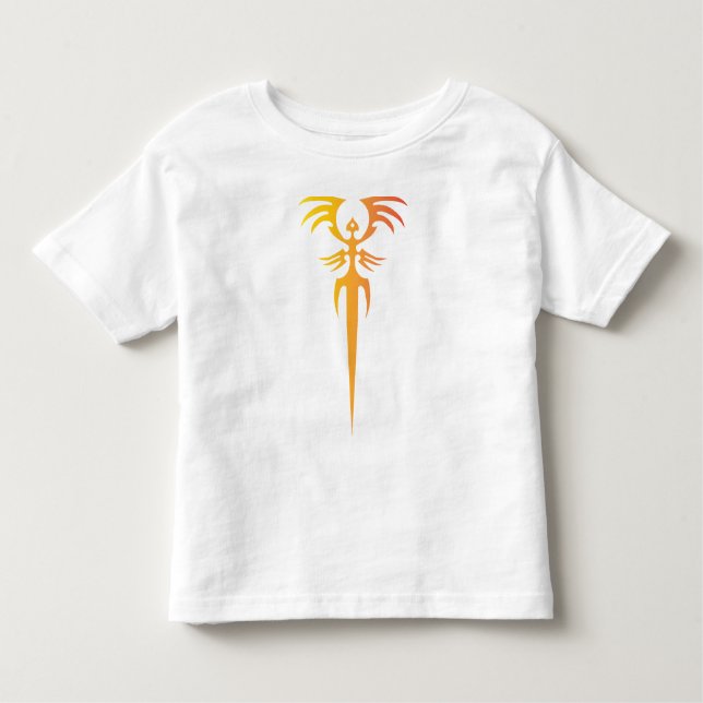 T-shirt Pour Les Tous Petits Dark Tribal Phoenix Emblem – Mythic Symbol (Devant)