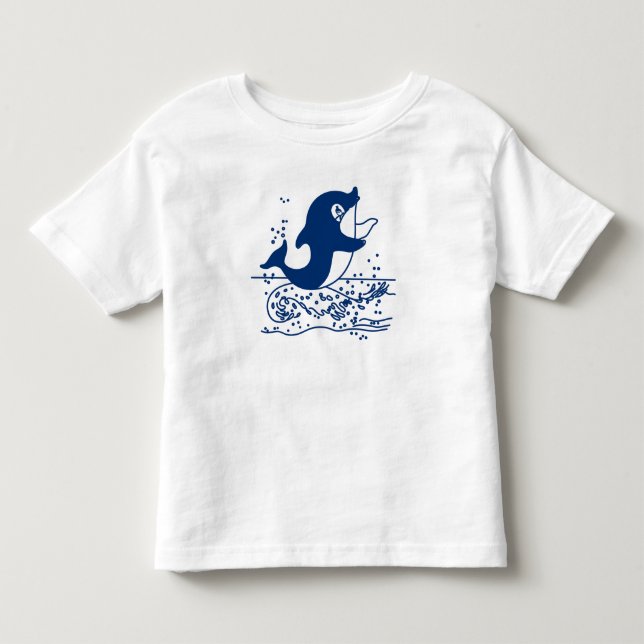 T-shirt Pour Les Tous Petits Dauphin (Devant)