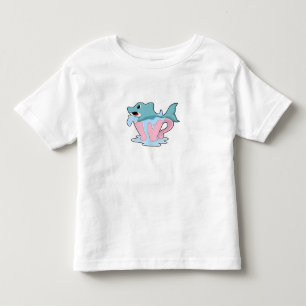 T-shirt Pour Les Tous Petits Dauphin avec tasse d'eau.PNG
