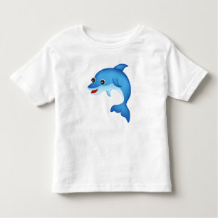 T-shirt Pour Les Tous Petits Dauphin mignon
