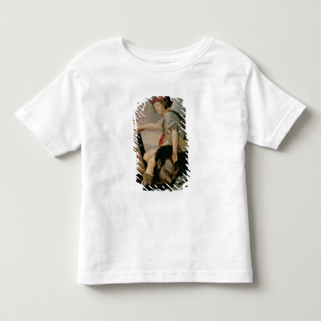 T-shirt Pour Les Tous Petits David avec la tête de Goliath (Devant)