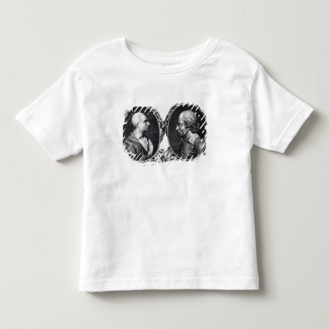 T-shirt Pour Les Tous Petits David Garrick et Shakespeare (Devant)