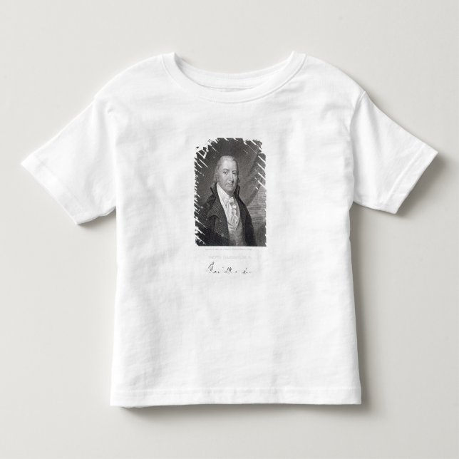 T-shirt Pour Les Tous Petits David Ramsay, gravé par James Barton Longacre (1 (Devant)