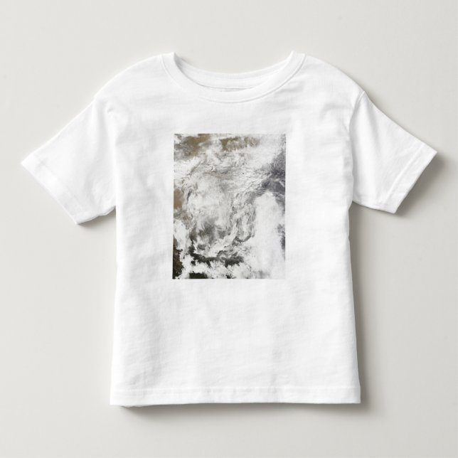 T-shirt Pour Les Tous Petits De fortes chutes de neige en Chine (Devant)