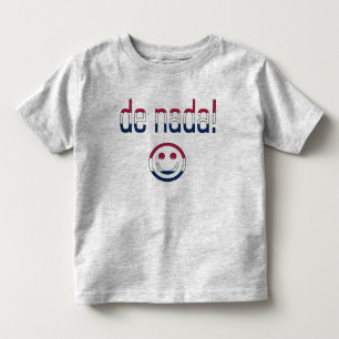 T-shirt Pour Les Tous Petits De Nada ! Couleurs de drapeau de l'Amérique